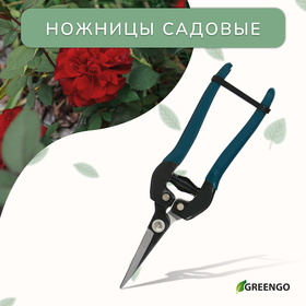 Ножницы садовые, 8" (20 см), с пластиковыми ручками, Greengo 2710270