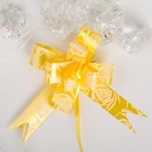 Бант - бабочка №1.8, жёлтый - Фото 2