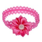 повязка для волос "Кружева" (набор 2 шт) цветочек - Фото 1