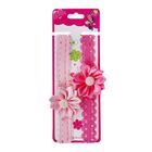 повязка для волос "Кружева" (набор 2 шт) цветочек - Фото 3