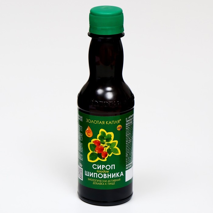 Сироп шиповника «Золотая капля», 250 мл - Фото 1