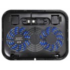 Подставка для ноутбука Buro BU-LCP140-B214H, 14", 1xUSB, 2×140 мм, FAN, чёрная - Фото 2