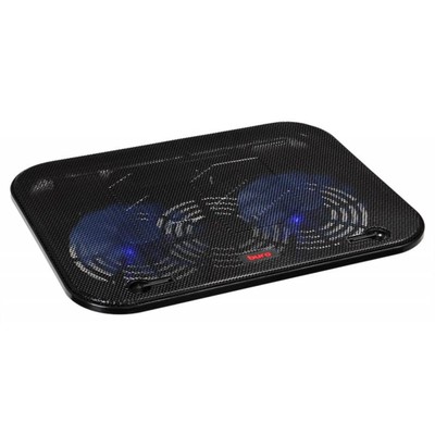 Подставка для ноутбука Buro BU-LCP140-B214H, 14", 1xUSB, 2×140 мм, FAN, чёрная