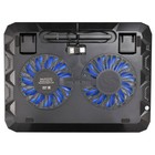 Подставка для ноутбука Buro BU-LCP156-B214, 15.6", 1xUSB, 2×140 мм FAN чёрная - Фото 2