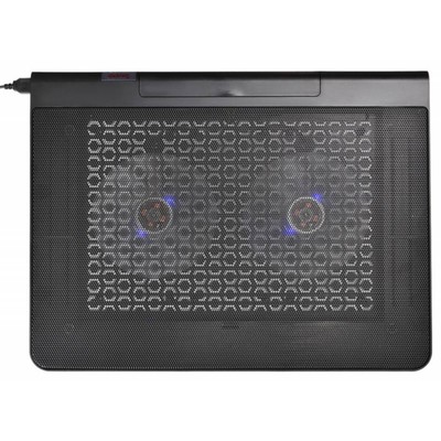 Подставка для ноутбука Buro BU-LCP170-B214 17" 2xUSB 2x 140ммFAN черная