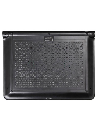 Подставка для ноутбука Buro BU-LCP170-B214, 17", 2xUSB, 2×140 мм FAN чёрная
