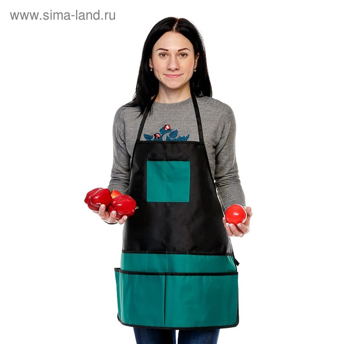 Фартук для работы в саду, 9 карманов - Фото 1