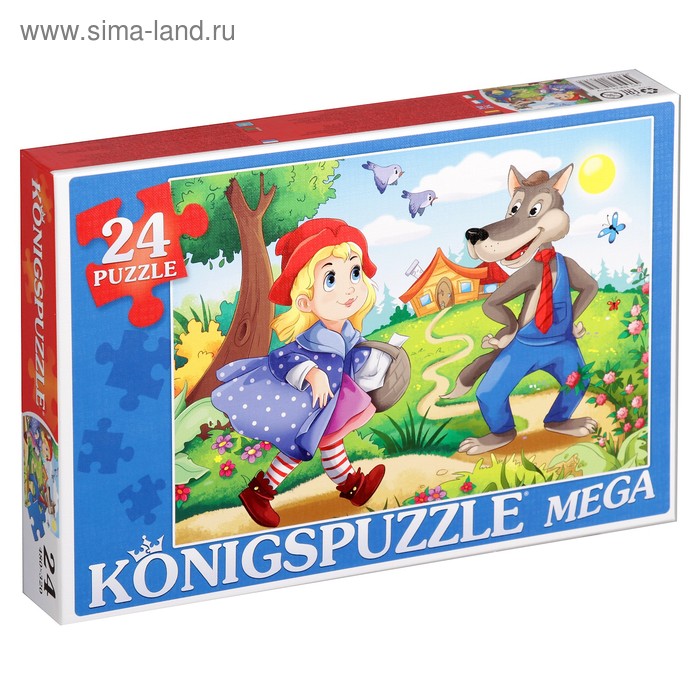 Мега-пазл «Красная шапочка», 24 элемента - Фото 1