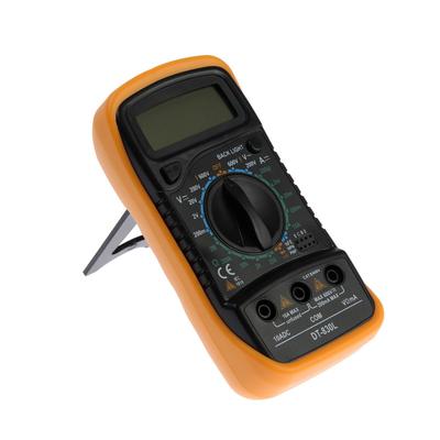 Мультиметр ТУНДРА, DT-830L, ACV/DCV, DCA, 200-2 МΩ, прозвон, подсветка