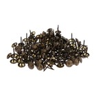 Гвозди ТУНДРА, декоративные, обивочные, 11×17 мм, античная бронза, 500 шт. - Фото 4
