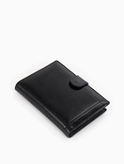 Портмоне мужское на кнопке, 3 в 1, для автодокументов и паспорта, 2 отдела, для карт, для монет, чёрное - Фото 7