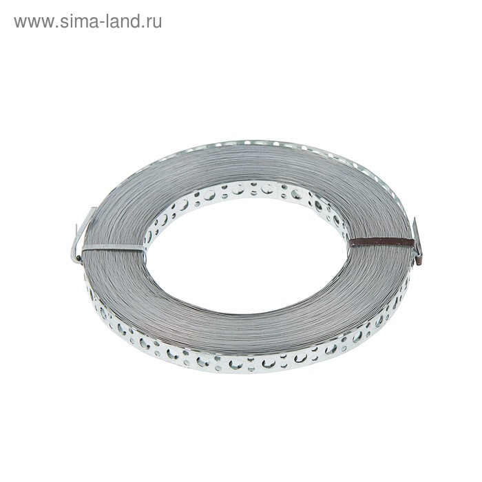 Лента перфорированная для вентиляции ТУНДРА krep, 12×0.5 мм, прямая, 25 м - Фото 1