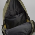 Рюкзак молодёжный, отдел на молнии, 2 наружных кармана, цвет хаки - Фото 5