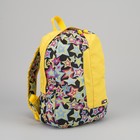 Рюкзак молодёжный, отдел на молнии, 2 наружных кармана, цвет жёлтый - Фото 1