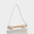 Органайзер подвесной с карманами Доляна «Мексика», 3 отделения, 20×58 см, цвет белый - Фото 4