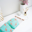 Органайзер подвесной с карманами Доляна «Фламинго», 3 отделения, 20×60 см, голубой - Фото 6