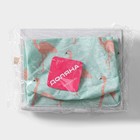 Органайзер подвесной с карманами Доляна «Фламинго», 3 отделения, 20×60 см, голубой - Фото 7