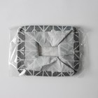 Корзина для хранения с ручками Доляна «Зигзаг», 20.5×16×12 см, серая - Фото 4