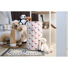 Корзина для белья Доляна «Фламинго», 35×35×60 см - Фото 4