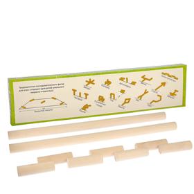 Игра «Городки», биты 2 шт. 49×2.5 см, городки 10 шт. 9×2.5 см