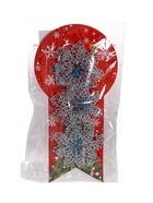 Ёлочные игрушки 3 шт. «Зимнее волшебство. Ажурный цветок» пластик, 10.5 см, серебро 3555436