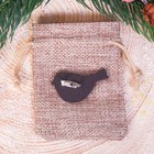 Значок деревянный в мешочке "Птица" - Фото 2