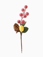 Еловая ветка декоративная «Зимнее волшебство. Грёзы», 15 см - Фото 5