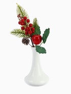 Еловая ветка декоративная «Зимнее волшебство. Грёзы», 25 см - Фото 5