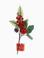 Еловая ветка декоративная «Зимнее волшебство. Грёзы», 25 см - Фото 6