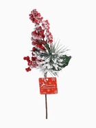 Еловая ветка декоративная «Зимнее волшебство. Грёзы», 24 см (комплект 2 шт) - фото 60775460