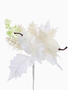 Еловая ветка декоративная «Зимнее волшебство. Грёзы», 15 см - фото 60888149