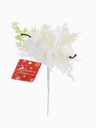 Еловая ветка декоративная «Зимнее волшебство. Грёзы», 15 см - Фото 6