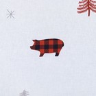 Постельное бельё "Этель" евро Winter pig 200*215 см, 220*240 см, 70*70 см - 2 шт, поплин - Фото 5