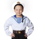Морская рубашка «Фланка», детская, р. 36, рост 140 см, цвет белый - фото 9397738
