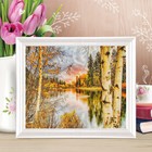 Роспись по холсту "Красота России" по номерам с красками по 3 мл+ кисти+инстр+крепеж 30*40 - Фото 1