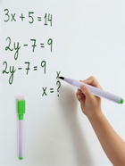 Маркер цветной на водной основе с губкой, набор 4 шт. - Фото 3