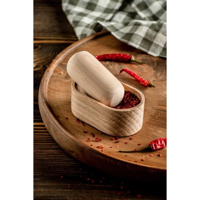 Ступка с пестиком овальная, 10х5х6см