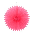 Изделие из бумаги декор «Круг», 25 см, цвет фуксия - Фото 1
