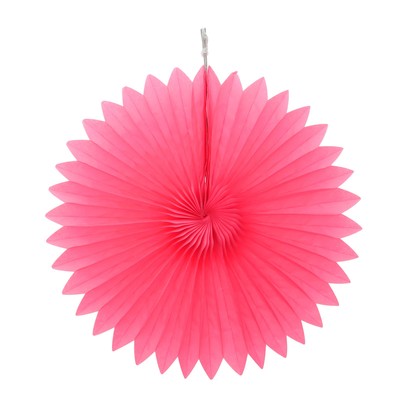 Изделие из бумаги декор «Круг», 25 см, цвет фуксия