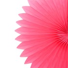 Изделие из бумаги декор «Круг», 25 см, цвет фуксия - Фото 3