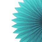 Декор из бумаги «Круг», 25 см, цвет голубой - Фото 3