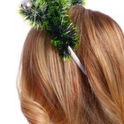 Кокошник «Ёлочки зелёные» с цветными шариками - фото 20850897