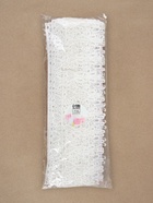 Кружево гипюровое, 35 мм, 9±0.5 м, цвет белый - Фото 4