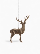 Ёлочные игрушки 2 шт. «Зимнее волшебство. Благородный олень» пластик, 8×15 см, золото - Фото 7