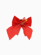 Ёлочные игрушки 3 шт. «Зимнее волшебство. Бант с бубенцами» пластик, 10×10 см, золотисто-красный - Фото 6