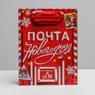 Пакет ламинированный вертикальный «Новогодняя почта», ML 23 × 27 × 8 см - Фото 2