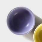 Набор для чайной церемонии «Утро», 5 предметов: 4 пиалы 50 мл, чайник 200 мл, керамика, разноцветный - Фото 3