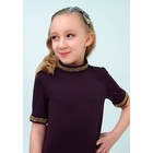 Платье для девочки, рост 134 см, цвет бордовый - Фото 2