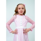 Платье для девочки, рост 134 см, цвет розовый - Фото 2