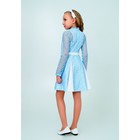 Платье для девочки, рост 134 см, цвет голубой - Фото 2